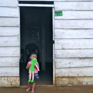A child in Indonesia